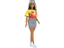 Barbie Fashionista Top Con Llamas Y Falda De Cuadros Mattel HBV13