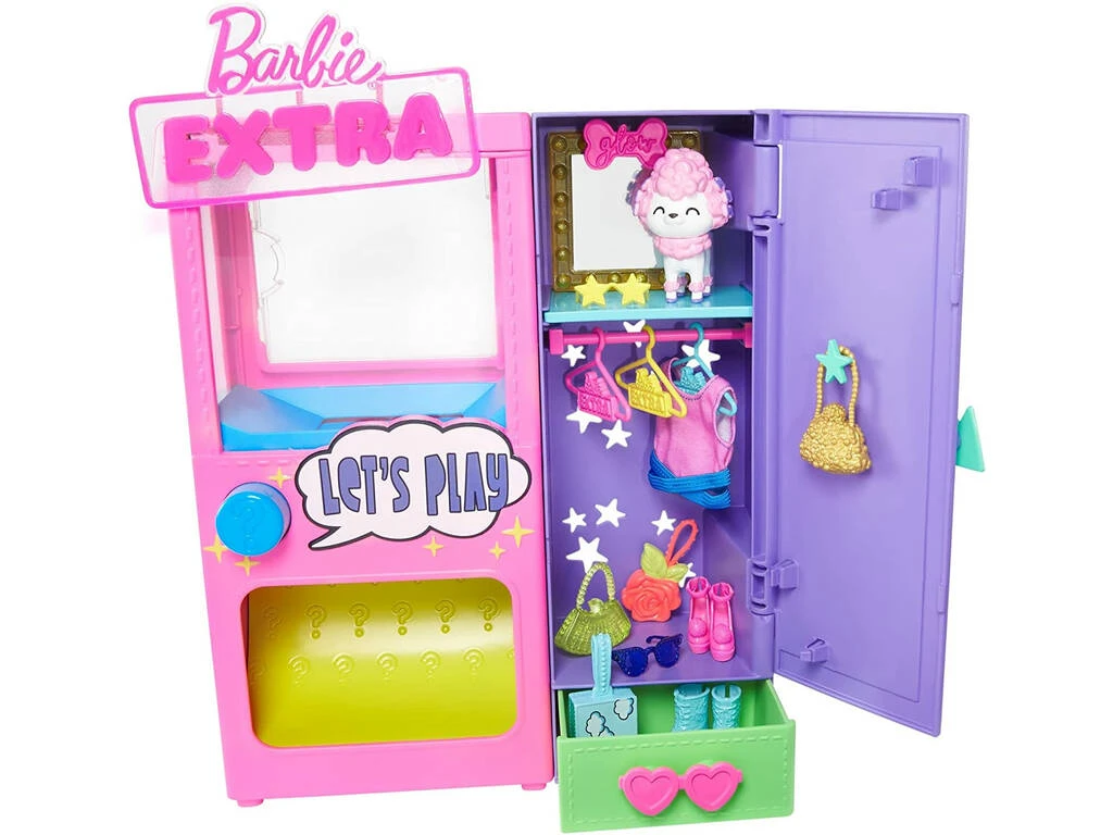 Barbie Extra Máquina Expendedora De Moda Mattel HFG75 3 Barbie Extra Máquina Expendedora De Moda Mattel HFG75