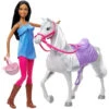 Barbie Morena Hora De Equitación Con Caballo Mattel HCJ53 2 Barbie Morena Hora De Equitación Con Caballo Mattel HCJ53 -Mattel Tienda De Ventas 1999963099g00