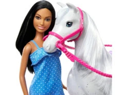 Barbie Morena Hora De Equitación Con Caballo Mattel HCJ53 -Mattel Tienda De Ventas 1999963099g05