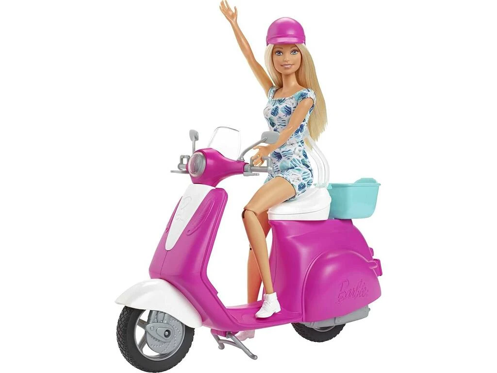 Barbie Y Su Scooter Mattel GBK85 3 Barbie Y Su Scooter Mattel GBK85