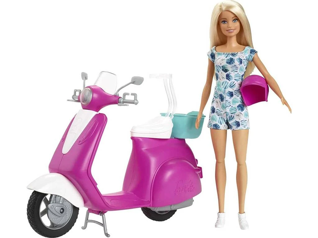 Barbie Y Su Scooter Mattel GBK85 5 Barbie Y Su Scooter Mattel GBK85 - Imagen 3