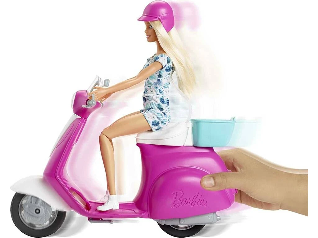 Barbie Y Su Scooter Mattel GBK85 6 Barbie Y Su Scooter Mattel GBK85 - Imagen 4