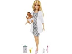 Barbie Doctora Con Bebé Mattel GVK03