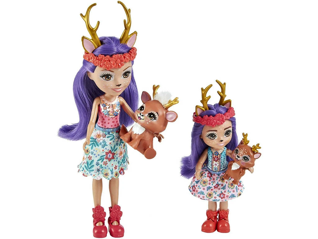 Enchantimals Hermanas Danessa Y Danetta Deer Mattel HCF80 5 Enchantimals Hermanas Danessa Y Danetta Deer Mattel HCF80 - Imagen 3