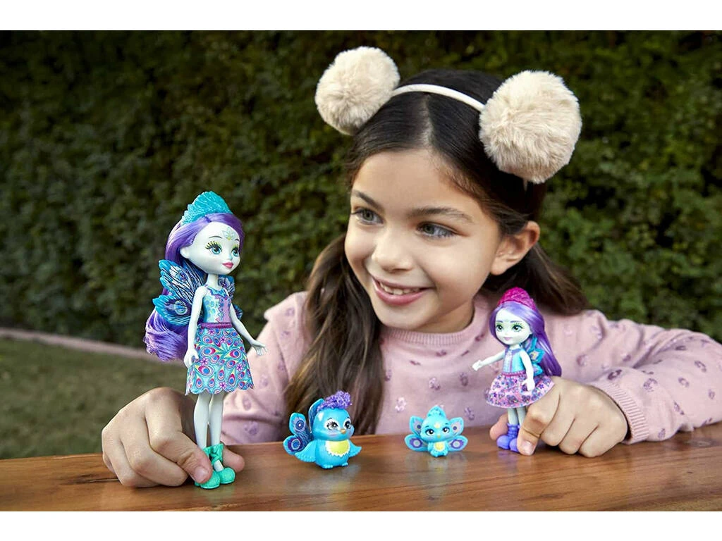Enchantimals Hermanas Patter Y Piera Peacock Mattel HCF83 7 Enchantimals Hermanas Patter Y Piera Peacock Mattel HCF83 - Imagen 5