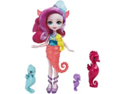 Royal Enchantimals Sedda Con Familia Caballitos De Mar Mattel HCF73
