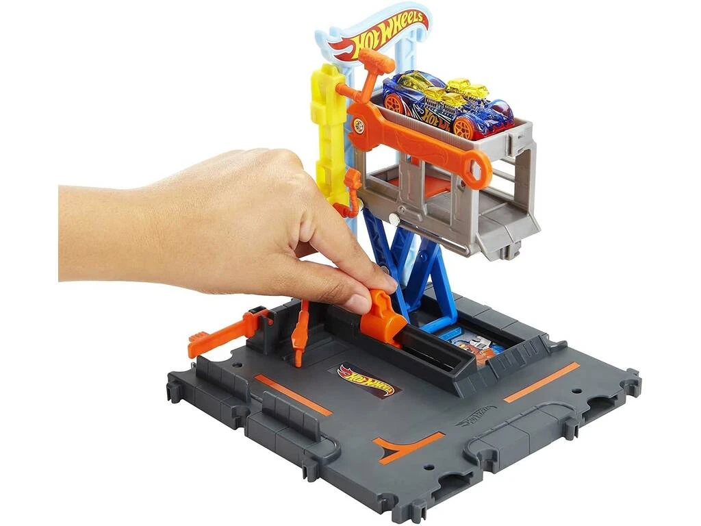 Hot Wheels City Taller De Reparación En El Centro Mattel HDR25 6 Hot Wheels City Taller De Reparación En El Centro Mattel HDR25 - Imagen 4