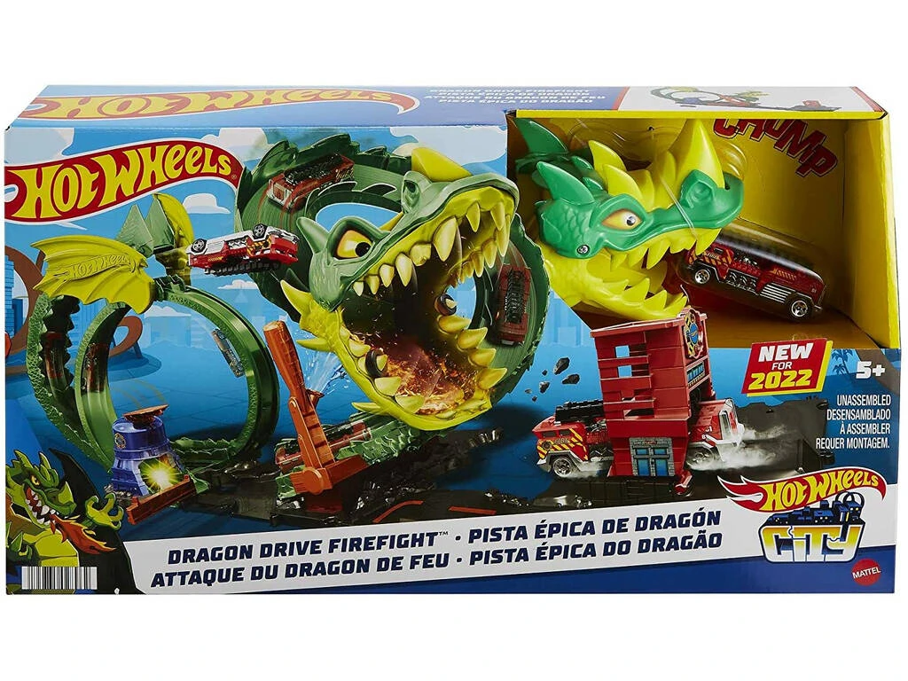 Hot Wheels City Dragón Furioso Mattel HDP03 4 Hot Wheels City Dragón Furioso Mattel HDP03 - Imagen 2