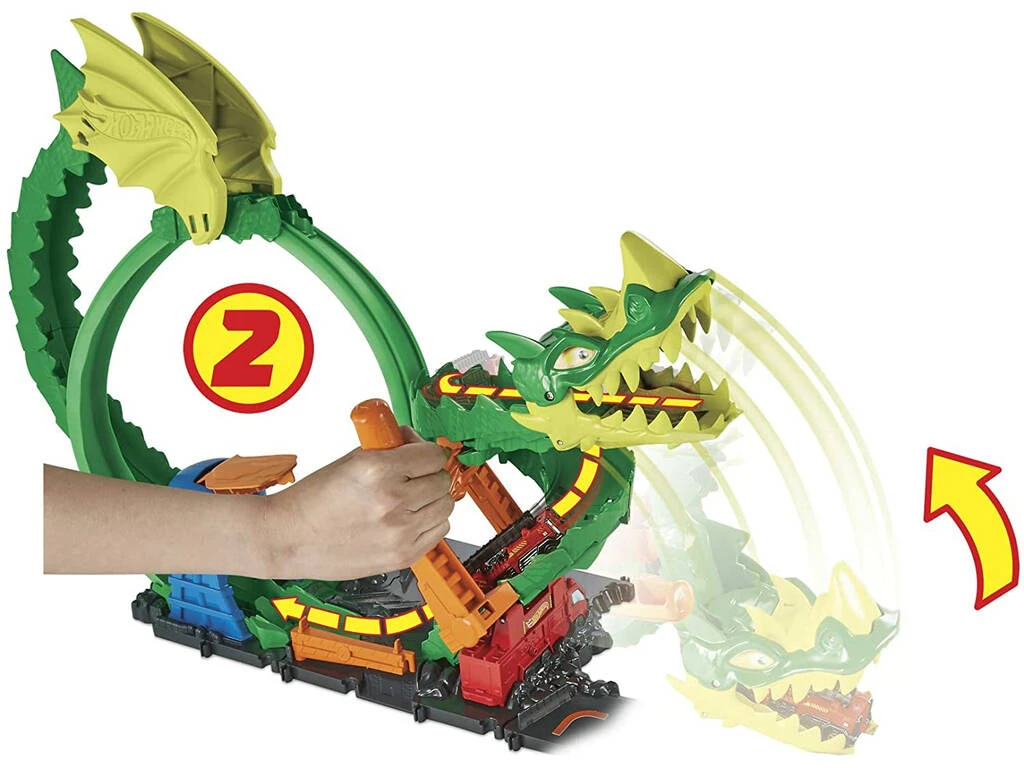 Hot Wheels City Dragón Furioso Mattel HDP03 5 Hot Wheels City Dragón Furioso Mattel HDP03 - Imagen 3