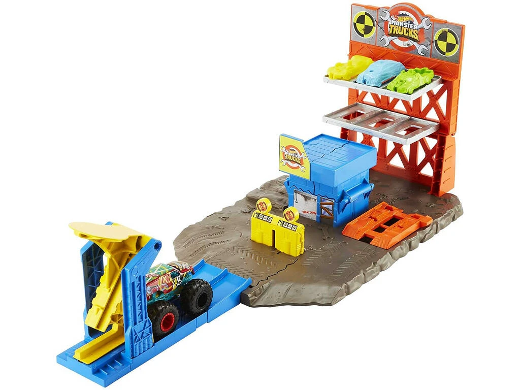 Hot Wheels Monster Trucks Estación De Explosiones Mattel HFB12 3 Hot Wheels Monster Trucks Estación De Explosiones Mattel HFB12