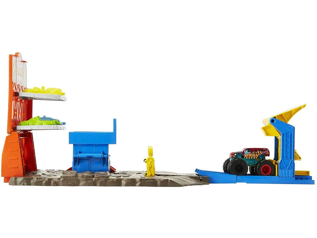 Hot Wheels Monster Trucks Estación De Explosiones Mattel HFB12 5 Hot Wheels Monster Trucks Estación De Explosiones Mattel HFB12 - Imagen 3