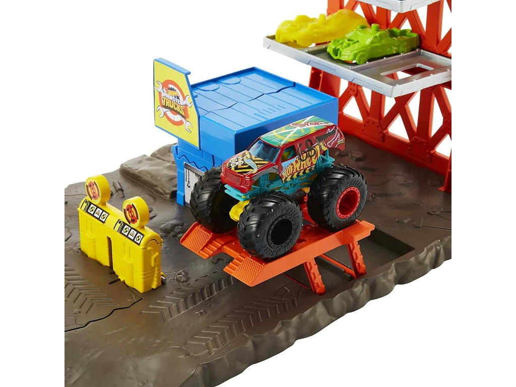Hot Wheels Monster Trucks Estación De Explosiones Mattel HFB12 7 Hot Wheels Monster Trucks Estación De Explosiones Mattel HFB12 - Imagen 5