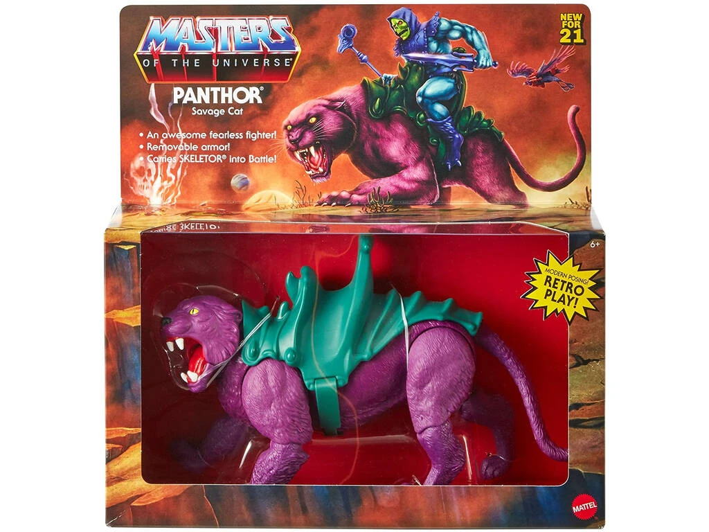 Masters Del Universo Figura Panthor Mattel GVN49 4 Masters Del Universo Figura Panthor Mattel GVN49 - Imagen 2