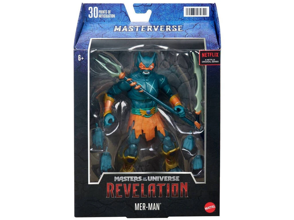 Masters Del Universo Revelation Figura Mer-Man Mattel HDR43 4 Masters Del Universo Revelation Figura Mer-Man Mattel HDR43 - Imagen 2