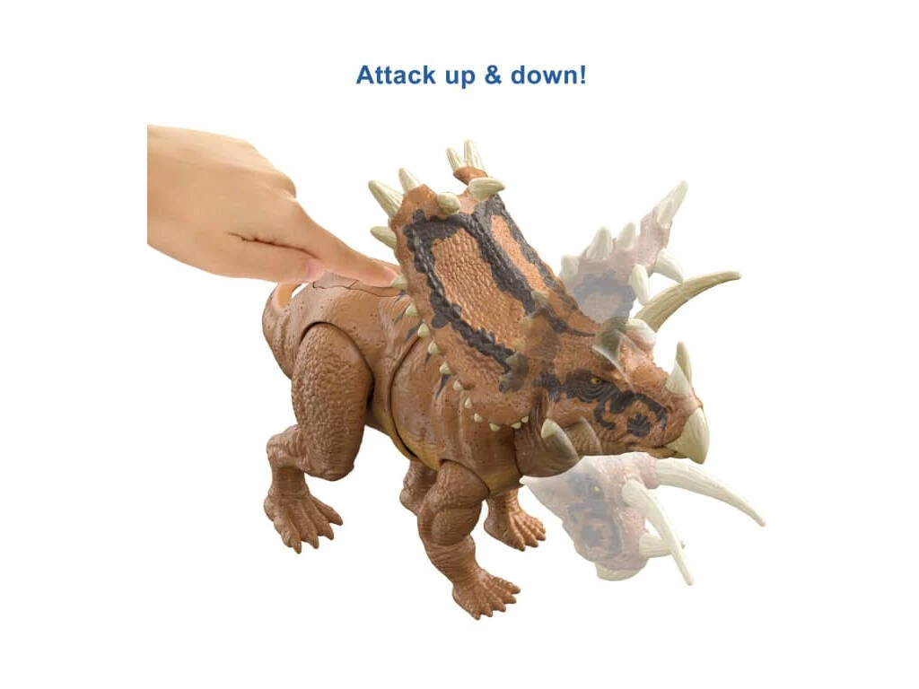 Jurassic World Pentaceratops Megadestruidores Mattel HCM05 8 Jurassic World Pentaceratops Megadestruidores Mattel HCM05 - Imagen 6
