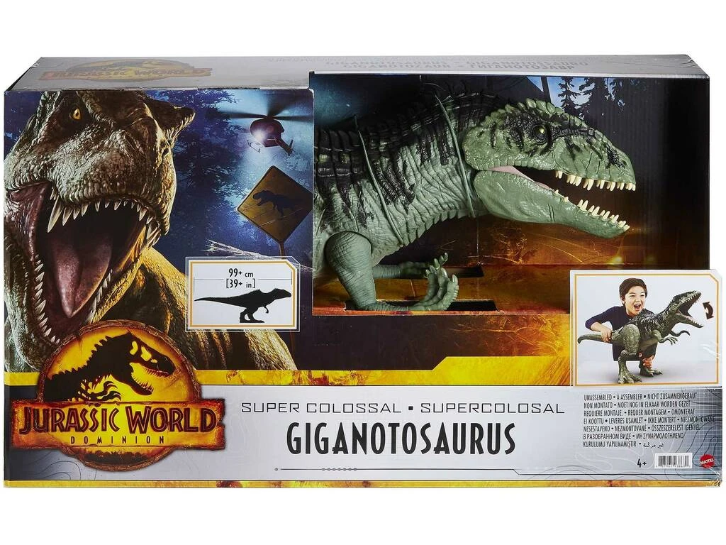 Jurassic World Dominion Giganotosaurus Supercolosal Mattel GWD68 4 Jurassic World Dominion Giganotosaurus Supercolosal Mattel GWD68 - Imagen 2
