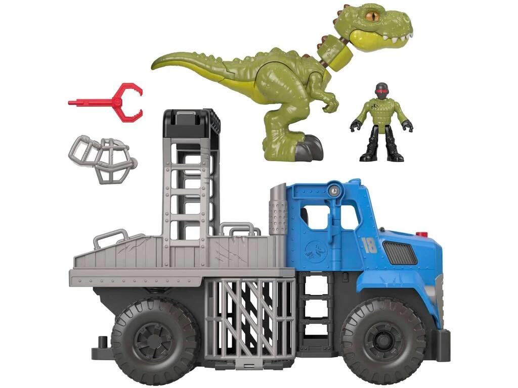 Imaginext Jurassic World Camión Dinosaurios Mattel GVV50 5 Imaginext Jurassic World Camión Dinosaurios Mattel GVV50 - Imagen 3