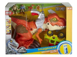 Imaginext Jurassic World Tiranosaurio Megamandíbulas A La Fuga Mattel GPN62