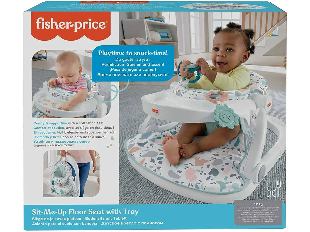 Fisher Price Asiento Para Suelo Con Bandeja Mattel HBD68 4 Fisher Price Asiento Para Suelo Con Bandeja Mattel HBD68 - Imagen 2