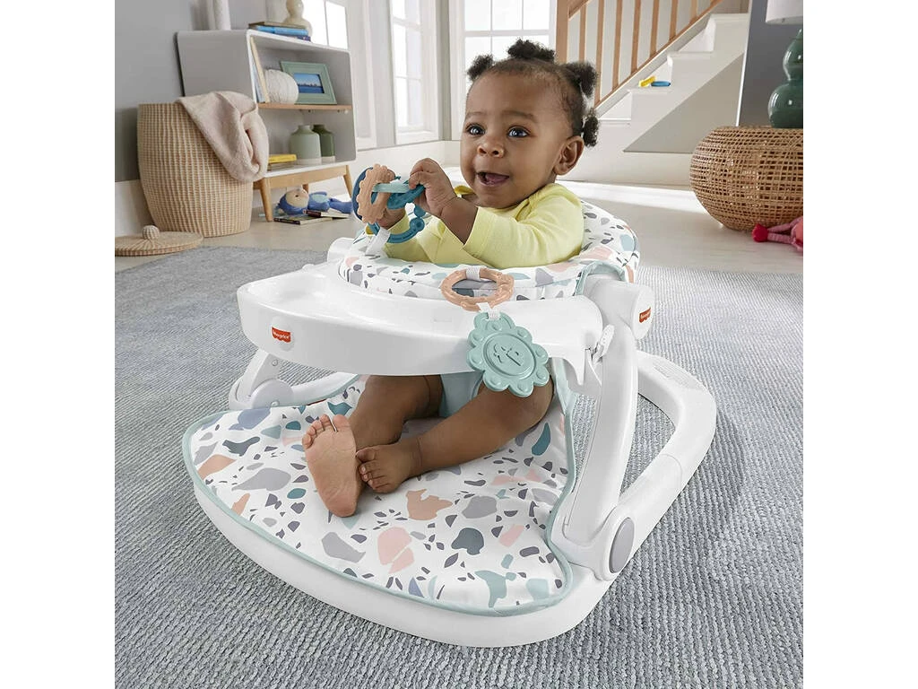 Fisher Price Asiento Para Suelo Con Bandeja Mattel HBD68 5 Fisher Price Asiento Para Suelo Con Bandeja Mattel HBD68 - Imagen 3