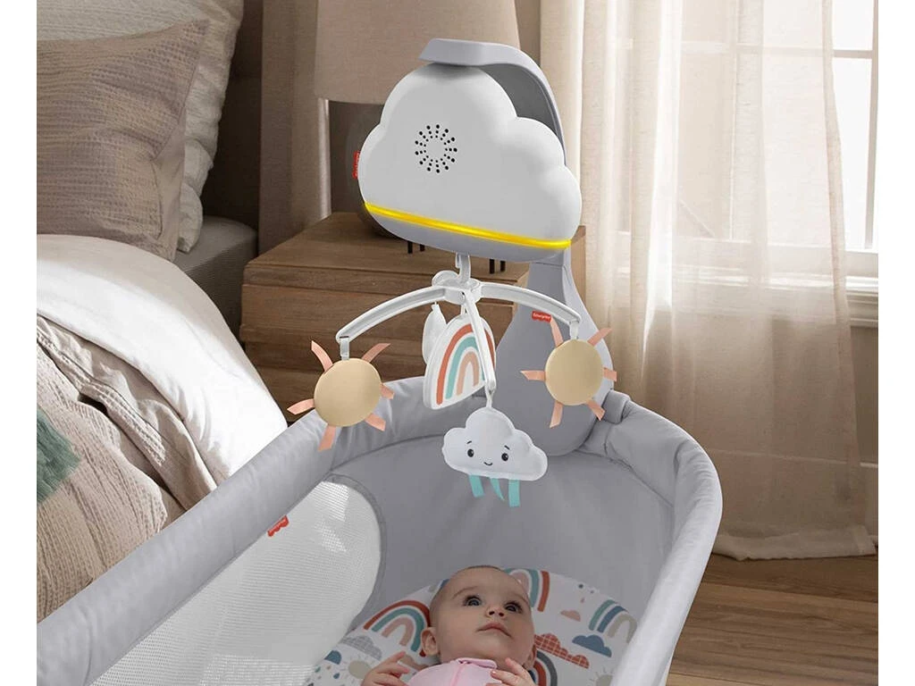 Fisher Price Móvil De Cabecera Con Nube, Sol Y Arcoíris Mattel HBP40 6 Fisher Price Móvil De Cabecera Con Nube, Sol Y Arcoíris Mattel HBP40 - Imagen 4