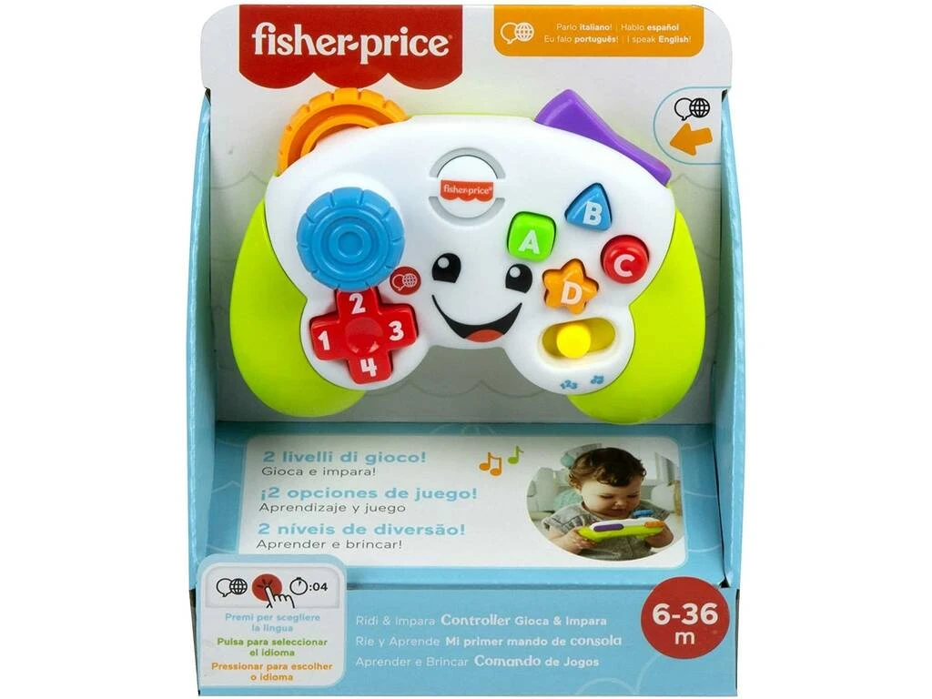 Fisher Price Ríe Y Aprende Mi Primer Mando De Consola Mattel HHX11 4 Fisher Price Ríe Y Aprende Mi Primer Mando De Consola Mattel HHX11 - Imagen 2