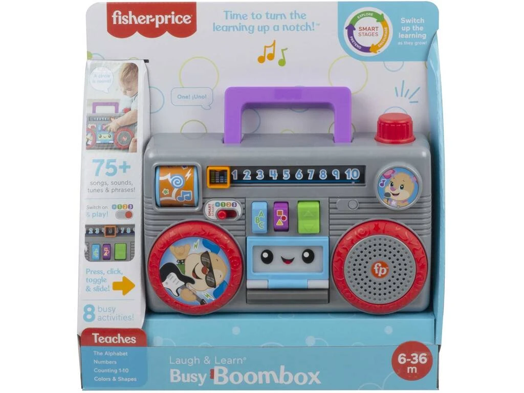 Fisher Price Ríe Y Aprende Radio Divertida Mattel HHX10 8 Fisher Price Ríe Y Aprende Radio Divertida Mattel HHX10 - Imagen 6