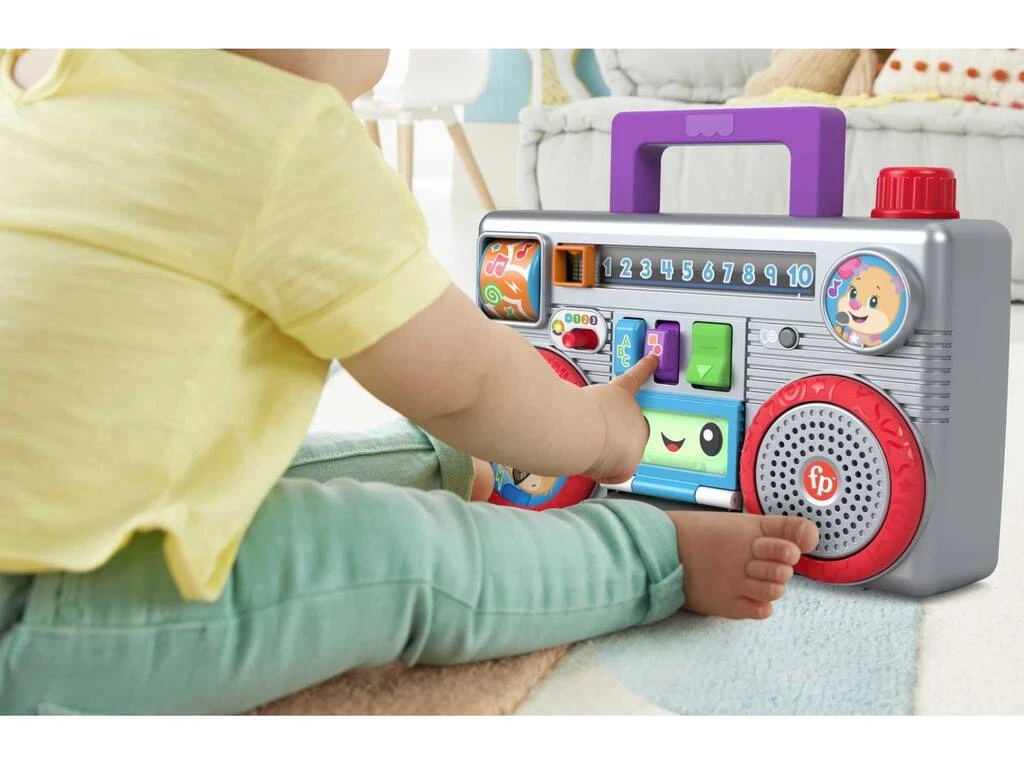Fisher Price Ríe Y Aprende Radio Divertida Mattel HHX10 4 Fisher Price Ríe Y Aprende Radio Divertida Mattel HHX10 - Imagen 2