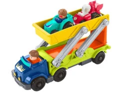 Fisher Price Little People Conjunto De Regalo De Camión Con Rampa Para Coches Mattel HBX23 9 Fisher Price Little People Conjunto De Regalo De Camión Con Rampa Para Coches Mattel HBX23 -Mattel Tienda De Ventas 1999963295g02