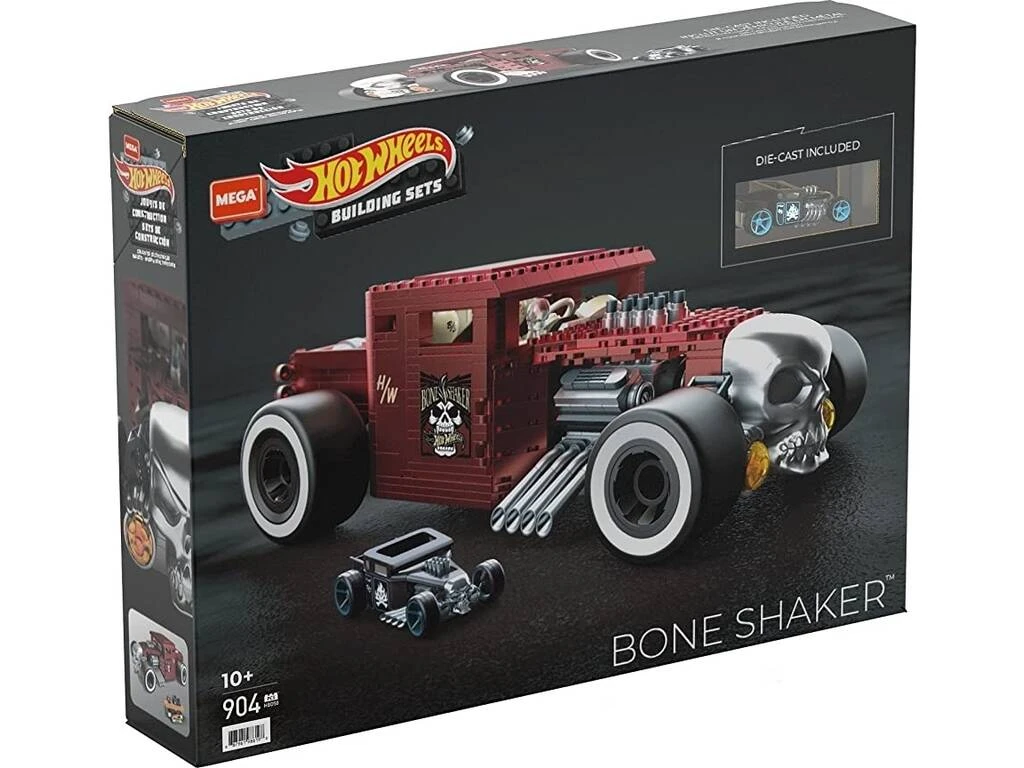 Mega Hot Wheels Building Sets Bone Shaker Mattel HBD50 4 Mega Hot Wheels Building Sets Bone Shaker Mattel HBD50 - Imagen 2