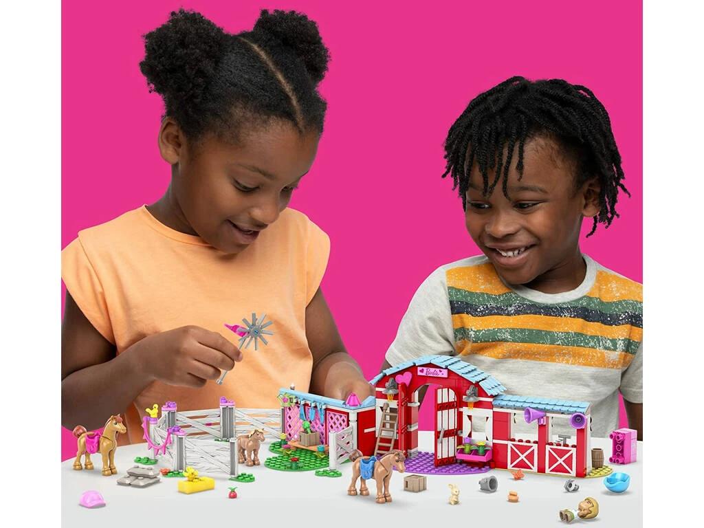 Barbie Mega Construx Establos De Caballos Mattel HDJ87 7 Barbie Mega Construx Establos De Caballos Mattel HDJ87 - Imagen 5