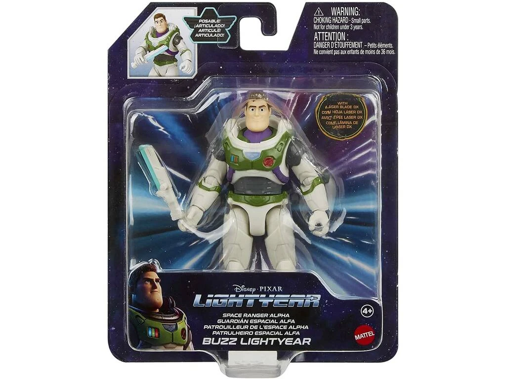 Lightyear Figura Buzz Lightyear Space Ranger Alpha Mattel HHJ79 4 Lightyear Figura Buzz Lightyear Space Ranger Alpha Mattel HHJ79 - Imagen 2