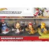 Hot Wheels Mariokart Pack 4 Personajes Mattel GWB36 -Mattel Tienda De Ventas 1999963577g00