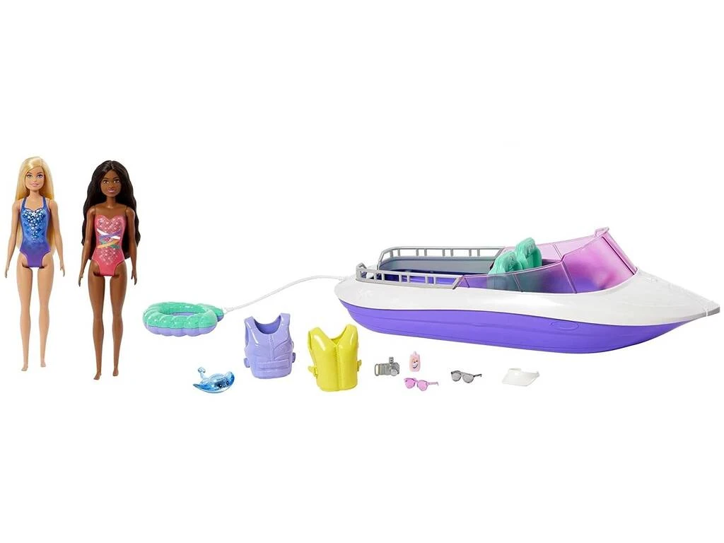 Barbie Mermaid Power Barco Con Muñecas Mattel HHG60 3 Barbie Mermaid Power Barco Con Muñecas Mattel HHG60