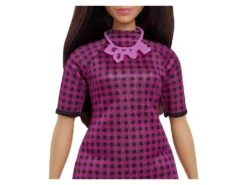 Barbie Fashionista Vestido Rosa A Cuadros Mattel HBV20 -Mattel Tienda De Ventas 1999965691g04