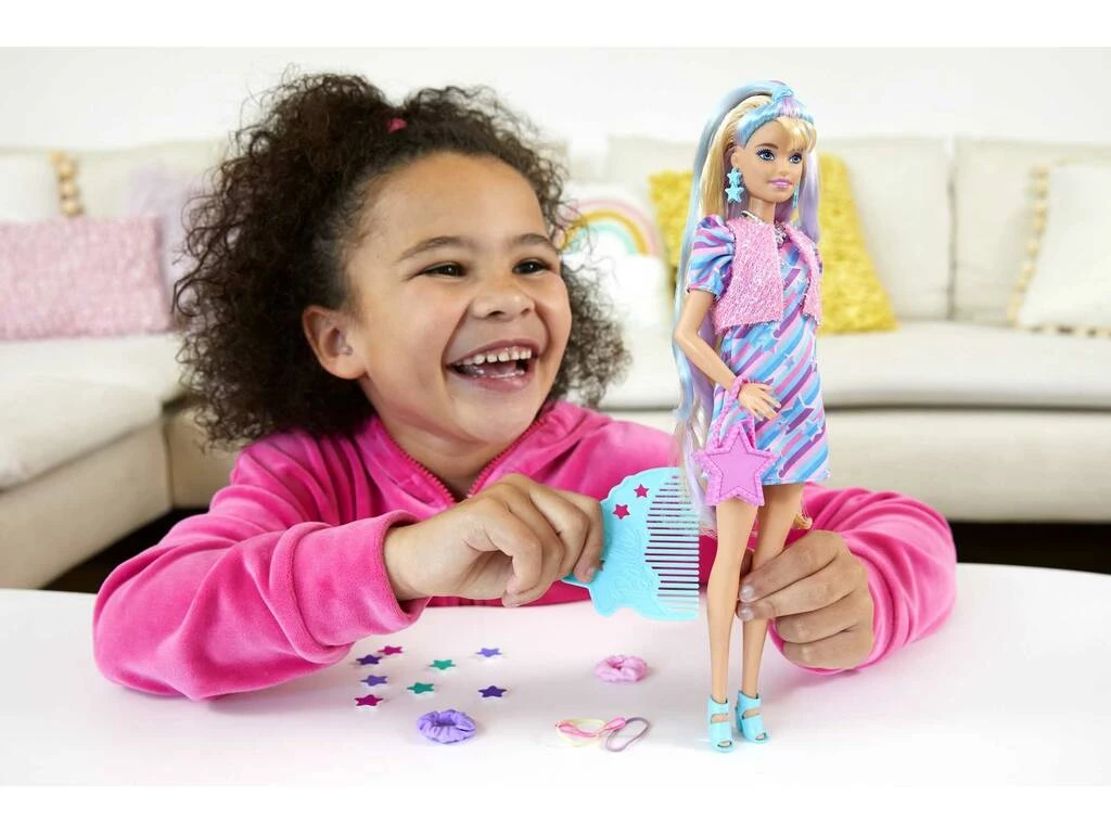 Barbie Totally Hair Pelo Extralargo Estrella Mattel HCM88 8 Barbie Totally Hair Pelo Extralargo Estrella Mattel HCM88 - Imagen 6