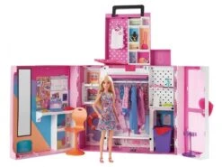 Barbie Armario De Ensueño Con Muñeca Y Accesorios Mattel HGX57