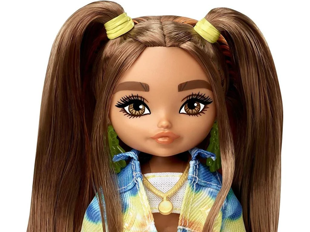 Barbie Extra Mini Muñeca Conjunto Vaquero Tie-Dye Mattel HHF81 6 Barbie Extra Mini Muñeca Conjunto Vaquero Tie-Dye Mattel HHF81 - Imagen 4