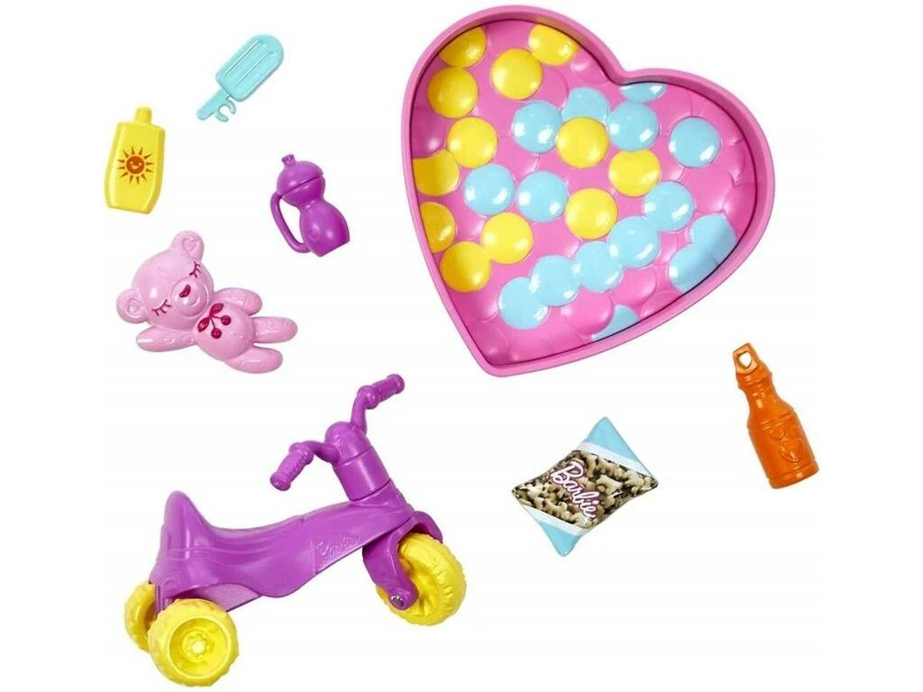 Barbie Skipper Niñera Con Castillo Inflable Mattel HHB67 9 Barbie Skipper Niñera Con Castillo Inflable Mattel HHB67 - Imagen 7