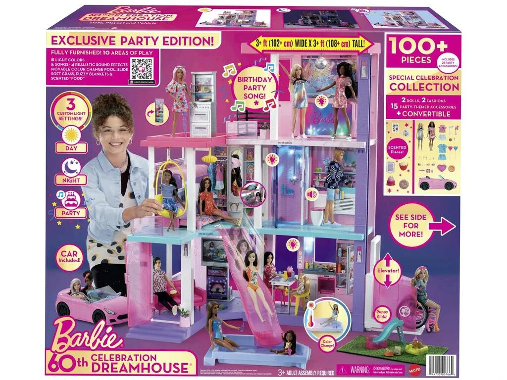 Barbie Dreamhouse 60 Aniversario Mattel HCD51 9 Barbie Dreamhouse 60 Aniversario Mattel HCD51 - Imagen 7