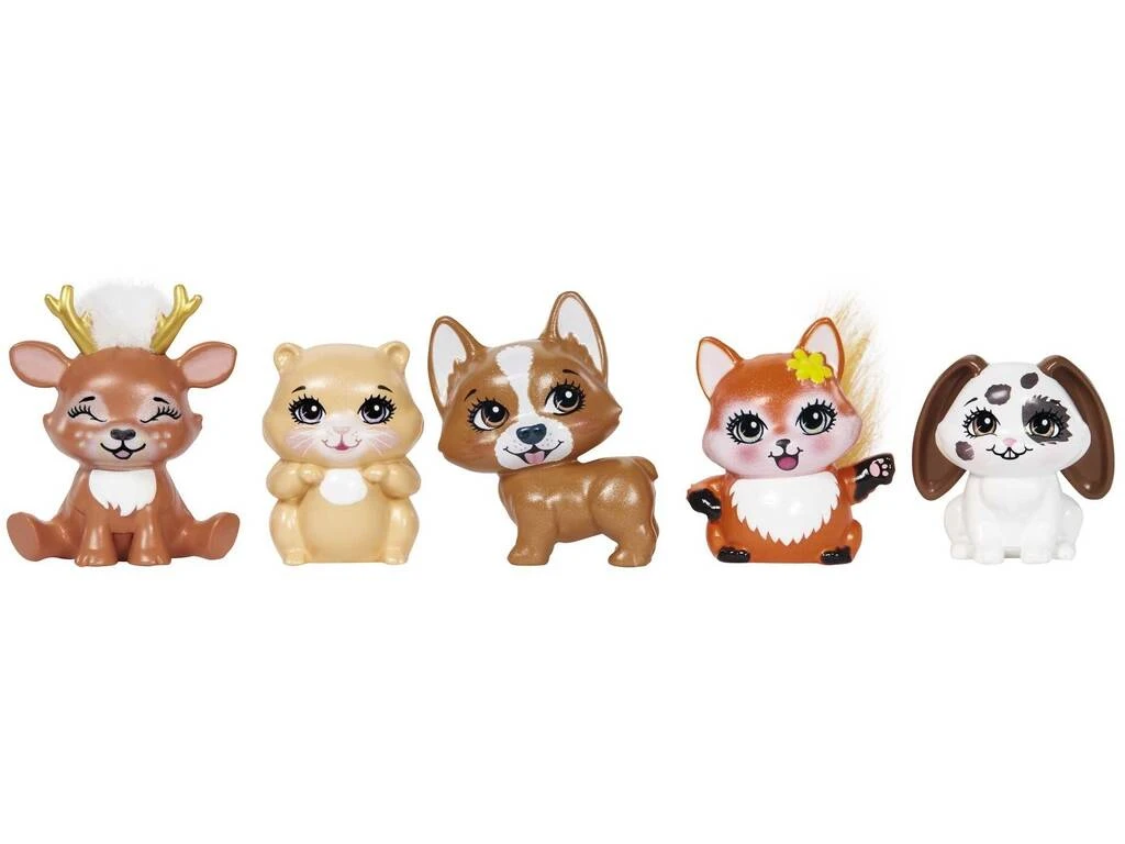 Enchantimals City Tails Pack 5 Muñecas Skate Mattel HHC19 6 Enchantimals City Tails Pack 5 Muñecas Skate Mattel HHC19 - Imagen 4