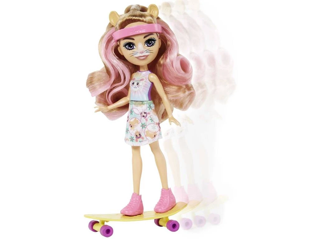 Enchantimals City Tails Pack 5 Muñecas Skate Mattel HHC19 7 Enchantimals City Tails Pack 5 Muñecas Skate Mattel HHC19 - Imagen 5