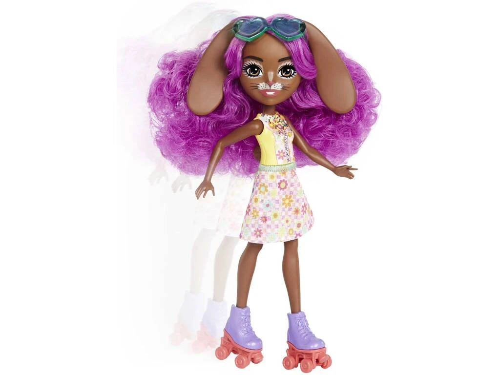 Enchantimals City Tails Pack 5 Muñecas Skate Mattel HHC19 4 Enchantimals City Tails Pack 5 Muñecas Skate Mattel HHC19 - Imagen 2