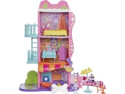 Enchantimals City Tails Cafetería Y Casa De La Ciudad De Palmer Pomerian Mattel HHC18