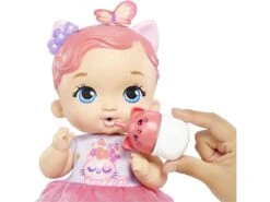My Garden Baby Gatito Bebé Y Hace Pipí Rosa Mattel HHL21 -Mattel Tienda De Ventas 1999965752g01