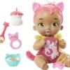 My Garden Baby Gatito Come Y Se Acurruca Rosa Mattel HHP29 -Mattel Tienda De Ventas 1999965756g00