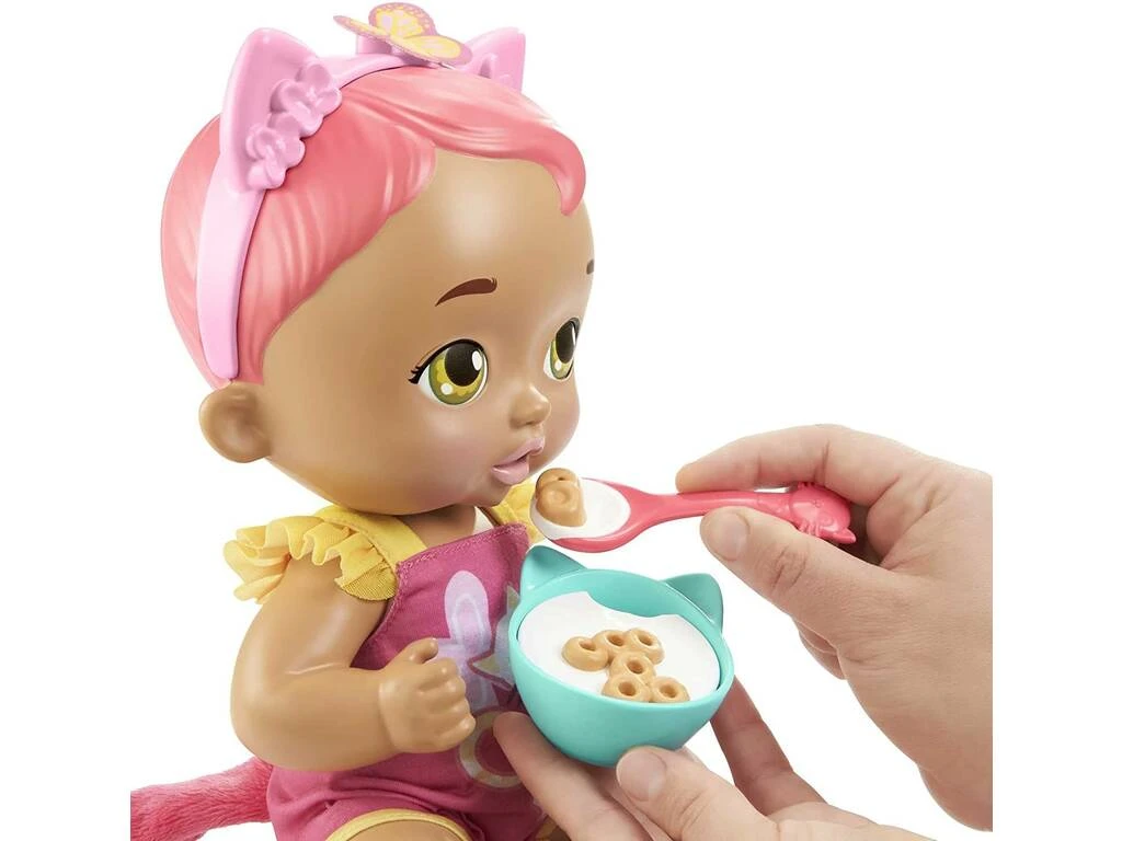 My Garden Baby Gatito Come Y Se Acurruca Rosa Mattel HHP29 5 My Garden Baby Gatito Come Y Se Acurruca Rosa Mattel HHP29 - Imagen 3