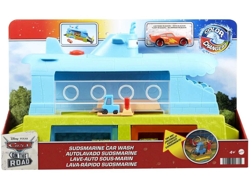 Cars On The Road Submarino De Autolavado Con Rayo McQueen Mattel HGV70 4 Cars On The Road Submarino De Autolavado Con Rayo McQueen Mattel HGV70 - Imagen 2