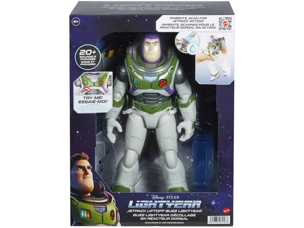 Lightyear Figura Buzz Con Jetpack Mattel HJJ38 8 Lightyear Figura Buzz Con Jetpack Mattel HJJ38 - Imagen 6